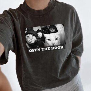 Funny Cat Gang T-Shirt, Sarcastic Cat Meme Tee